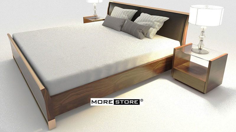Mẫu thiết kế giường ngủ đẹp theo phong cách hiện đại, sang trọng- MHG 00017