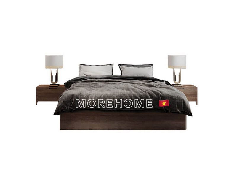 22 Hình thiết kế giường ngủ gỗ màu nâu đẹp cho nội thất chung cư