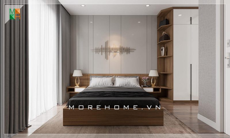 # 27 hình ảnh giường ngủ gỗ phong cách thiết kế nội thất hiện đại sang trọng